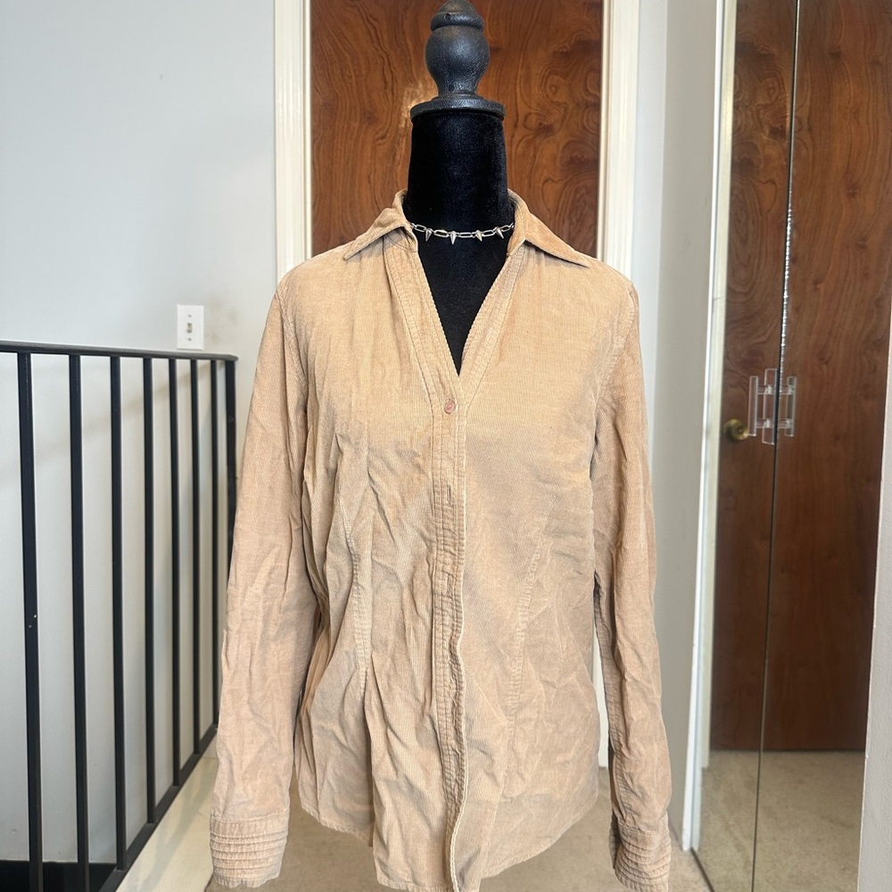 Chadwicks Beige Corduroy Shirt